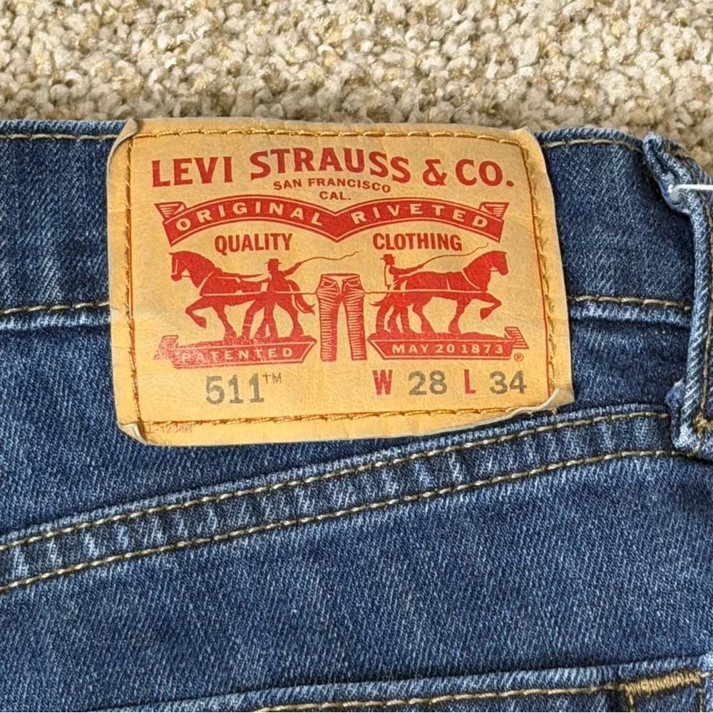 Levi’s 511 Slim Fit Jeans 28x34 Medium Wash - Picture 6 of 9